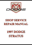 1997 DODGE STRATUS SHOP SERVICE REPAIR MANUAL - PDF