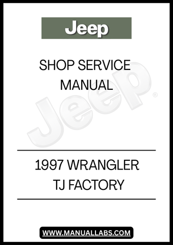 REV UP YOUR JEEP RESTORATION OR MAINTENANCE PROJECT WITH THE 1997 JEEP WRANGLER TJ FACTORY SHOP SERVICE MANUAL. THIS COMPREHENSIVE GUIDE IS AN ESSENTIAL RESOURCE FOR BOTH DIY ENTHUSIASTS AND PROFESSIONAL MECHANICS, PROVIDING DETAILED INSTRUCTIONS AND SPECIFICATIONS TAILORED SPECIFICALLY FOR THE 1997 WRANGLER TJ MODEL