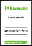 Unlock the full potential of your 1997 Kawasaki ER 5 Twister with our comprehensive Repair Manual in PDF format. This essential guide is designed for both novice and experienced mechanics, providing detailed instructions and illustrations to help you tackle any repair or maintenance task with confidence.