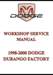 1998-2000 DODGE DURANGO FACTORY WORKSHOP SERVICE MANUAL - PDF