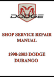 1998-2003 DODGE DURANGO SHOP SERVICE REPAIR MANUAL - PDF