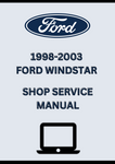 1998-2003 FORD WINDSTAR SHOP SERVICE MANUAL - PDF