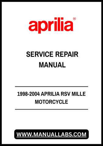 Unlock the full potential of your 1998-2004 Aprilia RSV Mille with our comprehensive Motorcycle Service Repair Manual in PDF format. This essential guide is designed to provide you with detailed instructions and insights, ensuring that you can perform maintenance and repairs with confidence and precision.