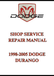 1998-2005 DODGE DURANGO SHOP SERVICE REPAIR MANUAL - PDF