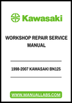 Unlock the full potential of your 1998-2007 Kawasaki BN125 with our comprehensive Workshop Repair Service Manual in PDF format. This essential guide is designed to provide you with detailed instructions, diagrams, and specifications to ensure your motorcycle runs smoothly and efficiently. Whether you're a seasoned mechanic or a DIY enthusiast, this manual is your go-to resource for all maintenance and repair tasks.