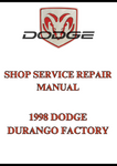 1998 DODGE DURANGO FACTORY SHOP SERVICE REPAIR MANUAL - PDF