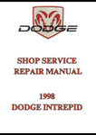1998 DODGE INTREPID SHOP SERVICE REPAIR MANUAL - PDF