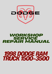 1998 DODGE RAM TRUCK 1500-3500 WORKSHOP SERVICE REPAIR MANUAL - PDF