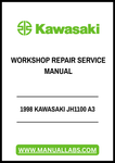 Unlock the full potential of your 1998 Kawasaki JH1100 A3 with our comprehensive Workshop Repair Service Manual in PDF format. This essential guide is designed for both seasoned mechanics and DIY enthusiasts, providing detailed instructions and diagrams to help you tackle any repair or maintenance task with confidence.