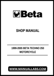 Unlock the full potential of your 1999-2005 BETA TECHNO 250 motorcycle with our comprehensive shop manual in PDF format. This essential resource is designed to provide you with detailed insights into maintenance, repairs, and troubleshooting, ensuring your bike runs smoothly and efficiently.
