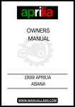 DON'T MISS OUT ON THE OPPORTUNITY TO KEEP YOUR APRILIA HABANA IN TOP CONDITION. DOWNLOAD YOUR PDF OWNER'S MANUAL TODAY AND RIDE WITH CONFIDENCE, KNOWING YOU HAVE THE KNOWLEDGE AT YOUR FINGERTIPS TO CARE FOR YOUR BELOVED SCOOTER.