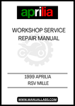 DON'T LET MINOR PROBLEMS TURN INTO MAJOR HEADACHES. INVEST IN THE 1999 APRILIA RSV MILLE WORKSHOP SERVICE REPAIR MANUAL TODAY AND EMPOWER YOURSELF WITH THE KNOWLEDGE TO MAINTAIN AND REPAIR YOUR MOTORCYCLE LIKE A PRO. DOWNLOAD YOUR PDF FILE NOW AND RIDE WITH PEACE OF MIND!