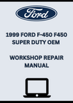 1999 FORD F-450 F450 SUPER DUTY OEM WORKSHOP REPAIR MANUAL - PDF
