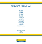 NEW HOLLAND T4.80F, T4.80LP, T4.90F, T4.90LP, T4.100F, T4.100LP, T4.110F, T4.110LP TRACTOR SERVICE MANUAL - PDF