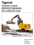 Tigercat 875E Logger Service Repair Manual (8752001-8752500) - PDF File Download