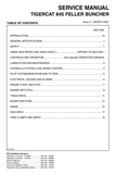 Introduction, Machine Identification And Serial Numbers, Standards For Machine Operator Protective Structures, Non-approved Field Product Changes, Regulatory Information, Safety, Using High-speed Disc Saws Safely, Controls And Operation, Lubrication And Maintenance, Hydraulic System, Pilot System, Electrical And Computers, Engine And Anti-stall, Cooling System, Track Drive, Boom Functions, Leveling, Dozer Blade, Swing, Saw Drive, Wrist And Clamps