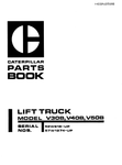 V30B, V40B, V50B Caterpillar Forklift Parts Catalogue Manual - PDF File Download