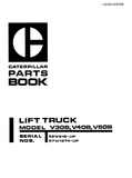 V30B, V40B, V50B Caterpillar Forklift Parts Catalogue Manual - PDF File Download