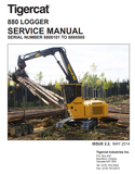 Tigercat 880 Logger Service Repair Manual (8800101-8800500) - PDF File Download