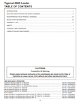 Master the operation of your Tigercat 250D Loader with this comprehensive operator/user manual. Easily access and download a PDF file for models 2502101-2504500 and 2502161-2504000. Enhance your expertise with factual, scientific language and improve your productivity with the proven benefits of this user-friendly guide.