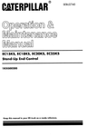 Stand up end control Caterepillar Forklift Operation & Maintenance Manual (1ECKS00200) - PDF File Download