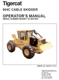 Tigercat 604C Cable Skidder Operator/User Manual (6040201-6041000, 6040501-6041000) - PDF File Download