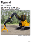 Tigercat 865 Logger Service Repair Manual (8650001-8650500) - PDF File Download