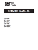 DP100NL-DP160SNL Caterepillar Forklift Service Repair Manual - PDF File Download