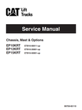 EC10KRT, EC12KRT, EC15KRT Caterepillar Forklift Service Repair Manual - PDF File Download