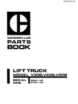 V30B, V40B, V50B Caterpillar Forklift Parts Catalogue Manual - PDF File Download