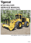 Tigercat M726G Mulcher Service Repair Manual (726M5001-726M6250, 726M6001-726M6250) - PDF File Download