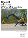 Download Complete Operator/User Manual PDF For Tigercat 250D Loader | Serial No. (2502101-2504500, 2502161-2504000)