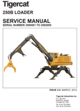 Tigercat 250B Loader Service Repair Manual (2500501-2502000) - PDF File Download