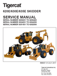 Tigercat 630E Skidder Service Repair Manual (6304001-6306000, 6304001-6304200) - PDF File Download