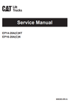 EP14-20A(C)NT, EP16-20A(C)N (EP16ANT) Caterepillar Forklift Service Repair Manual (655383) - PDF File Download