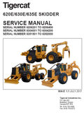 Tigercat 620E Skidder Service Repair Manual (6206201-6209000, 6206201-6206400) - PDF File Download