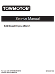 S4S Diesel Engine Caterepillar DP20HS, DP25HS, DP30HS Forklift Service Repair Manual - PDF File Download