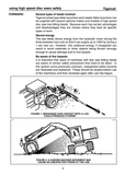 Introduction, Non-approved Field Product Changes Safety, Using High Speed Disc Saws Safely, Controls And Operation, Lubrication And Maintenance, Hydraulic System/load Sense Control, Pilot/charge System, Electrical, Gauge And Alarms, Engine Start And Stop, Engine Anti-stall, Oil Cooler And Cooling Fan, Track Drive, Boom Functions, Swing, Saw Drive, Clamps, Wrist