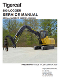 Tigercat 890 Logger Service Repair Manual (8900101-8900500) - PDF File Download