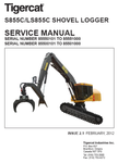 Tigercat LS855C Shovel Logger Service Repair Manual (85500101-85502000, 85550101-85551000) - PDF File Download