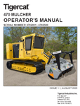 Tigercat 470 Mulcher Operator/User Manual (4700101-4702000, 4702001-4702500) - PDF File Download