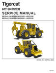 Tigercat 602 Grapple Skidder Service Repair Manual (6020101-6027600, 6023001-6023100) - PDF File Download