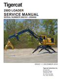 Tigercat 250D Loader Service Repair Manual (2502101-2504500, 2502161-2504000) - PDF File Download