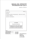 Tigercat M726E Mulcher Operator / User Manual (726M3501 - 726M5000) - PDF File Download