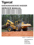 Tigercat 620E Skidder Service Repair Manual (6206201-6209000, 6206401-6209000) - PDF File Download