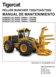 Tigercat 726G Feller Buncher Service Repair Manual (7265001-7266700, 7266001-7266500) - PDF File Download