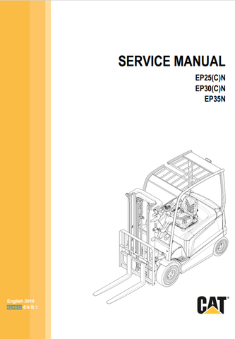 EP25N, EP30N, EP35N Caterepillar Forklift Service Repair Manual (624632) - PDF File Download