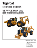 Tigercat 630D Skidder Service Repair Manual (6303001-6304000) - PDF File Download