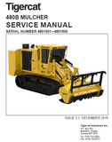 Tigercat 480B Mulcher Service Repair Manual (4801001-4801500) - PDF File Download