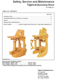 Download Complete Safety, Service & Maintenance Manual PDF For Tigercat Bunching Shear